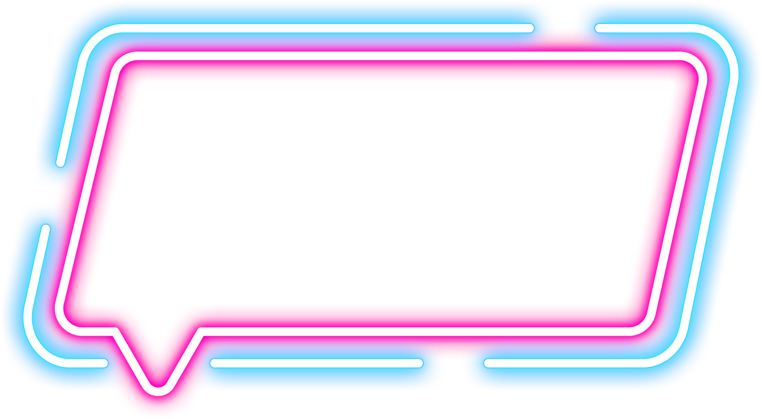 Neon Chat Icon